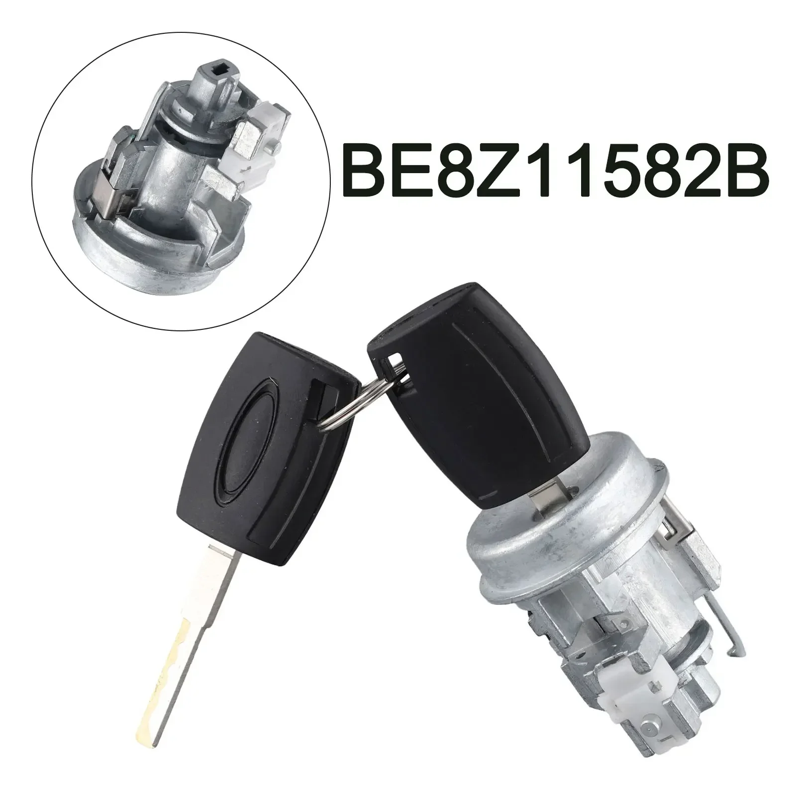 Серебристый металлический переключатель цилиндра BE8Z-11582-B запасные части для Ford