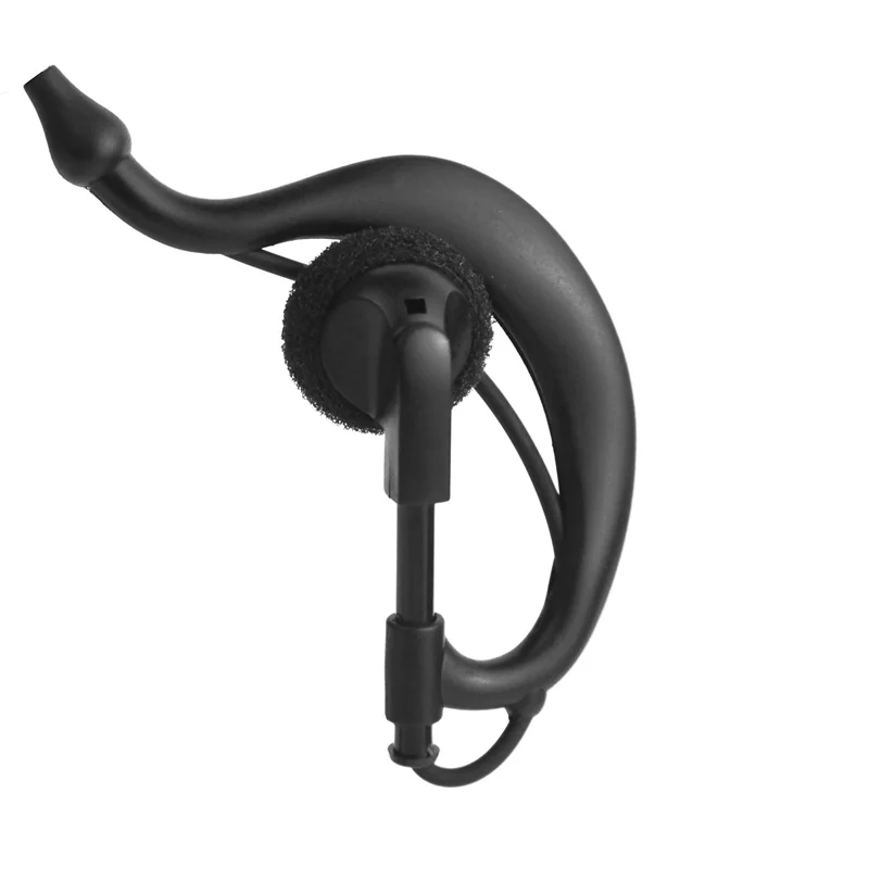 1 Pin Clear Acoustic Tube  Walkie Talkie Earpiece Earphone Headset with Mic for Motorola Talkabout Radio Bodyguard Security