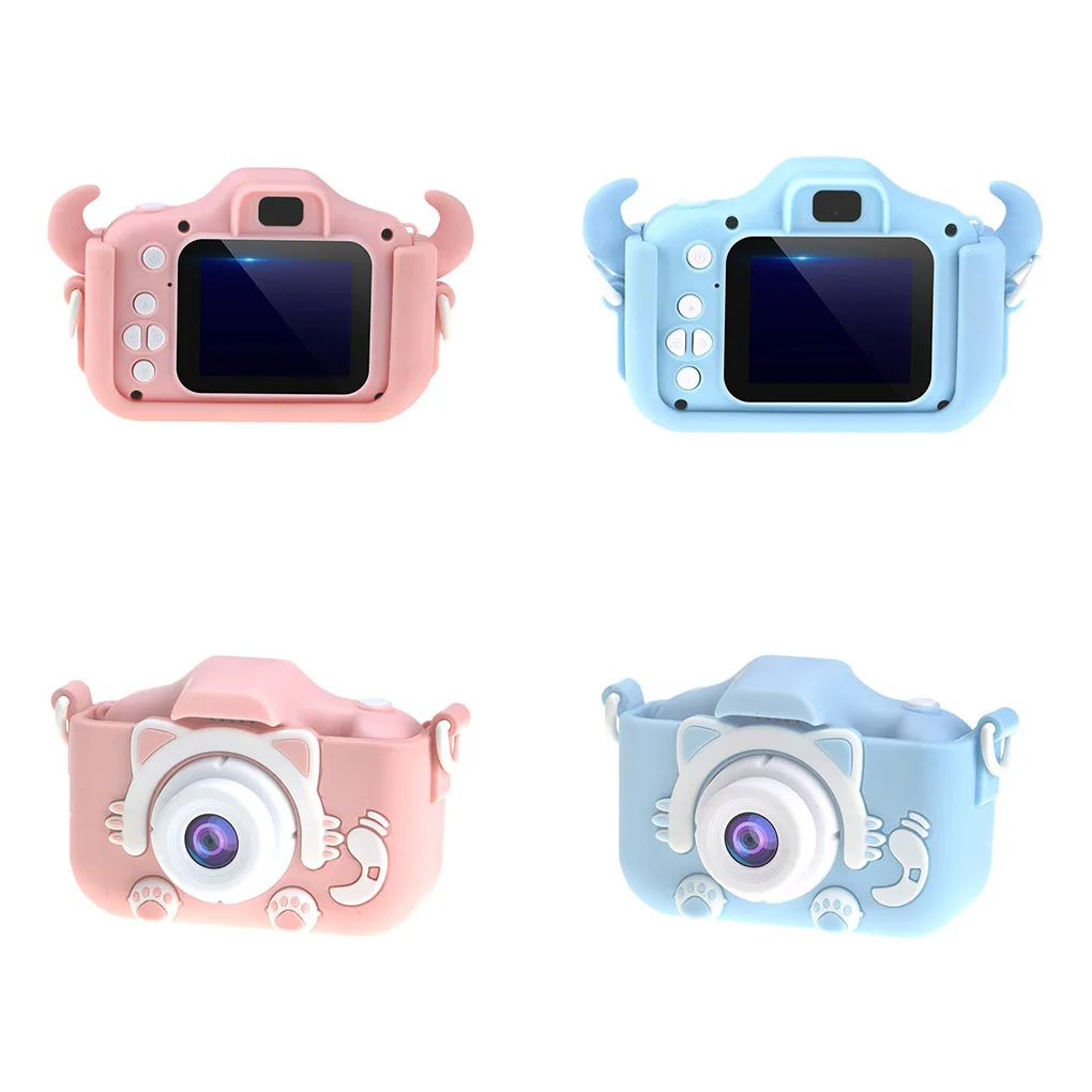 

Kids Digital Camera 1200W Pixel Video Camera Children 2.0 Inch HD Anti-Drop Rechargeable Camcorder