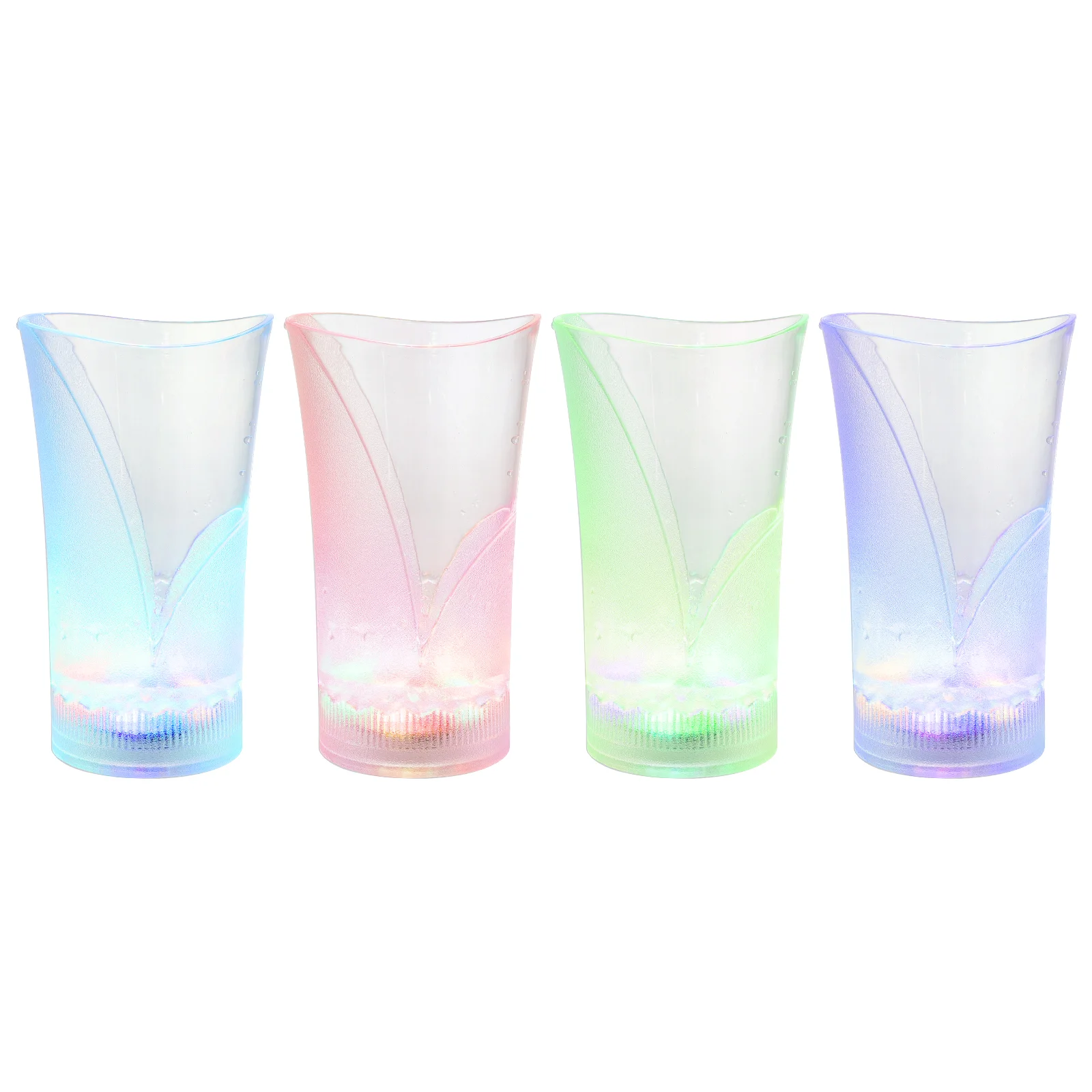 

Cups Light Up Drinking Glasses The Dark Led Cup Supplies Neon Latte Glowing Flashing Color Tumblers Drink Club Night Bar Mugs