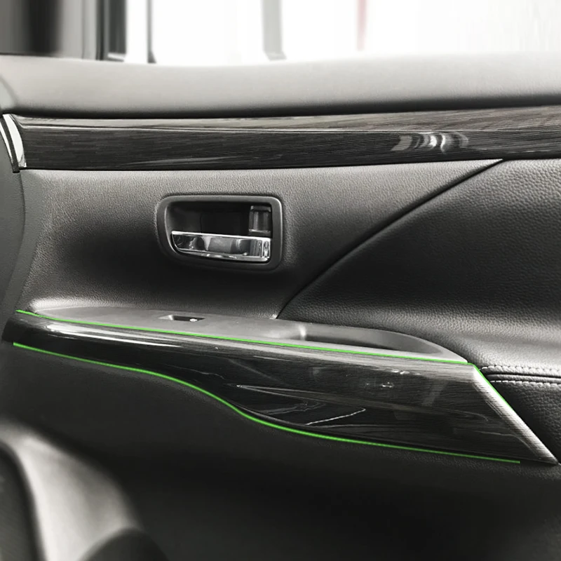 

For Mitsubishi Outlander 2013 2014 2015 2016 2017 2018 4PCS Door Handle Panels Pull Armrest Covers Protective Trim