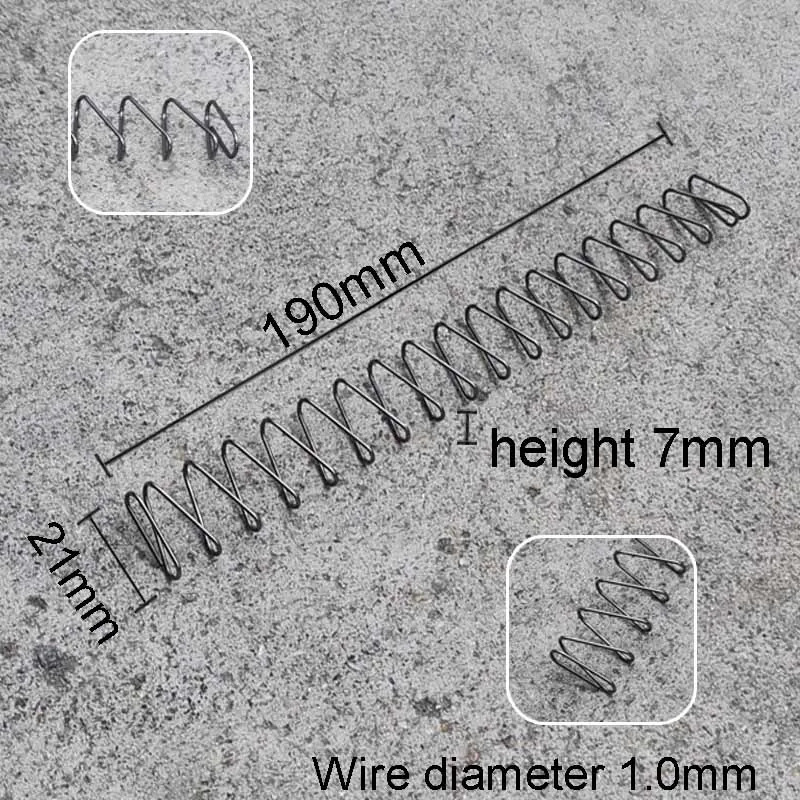 

Custom Magazine Spring 1.0mm Magazine Catch Spring Square Coil Compression Base Pad Spring for Hunting Tool