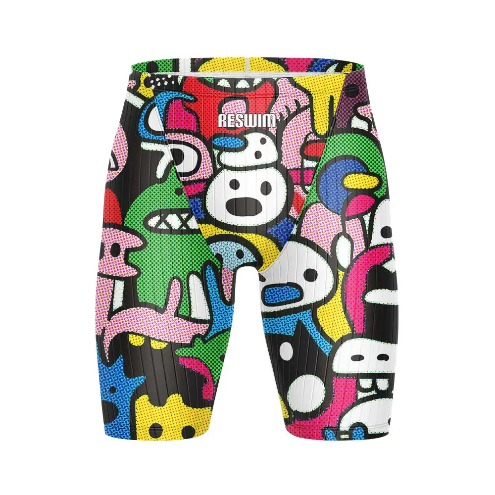 Забавный женский купальник шорты мужские плавки спортивные тренировочные