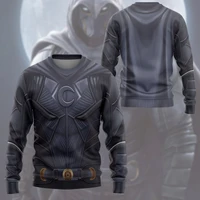 moon knight marc spector cosplay costume hoodies sweatshirt 3d printed anime cartoon hooded jacket coat adults
