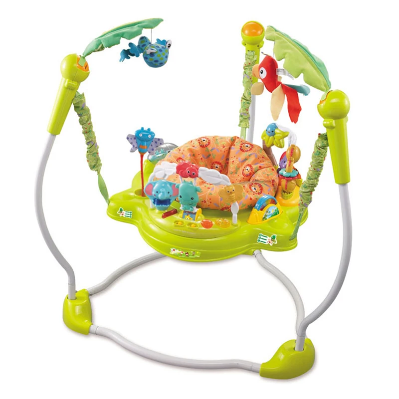 

Baby Swing Jumping Toy Multi-Function Swing for Children Jumping Walker Cradle Rainforest Rocking Chair Activity Center with Mat