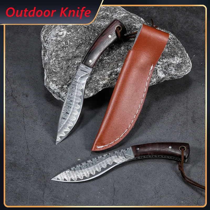

Hand Knife 5Cr15 Military Utility Survival Outdoor Pocket Knife Sheath Tactical Survival Knife Hunting Camping EDC High Hardness