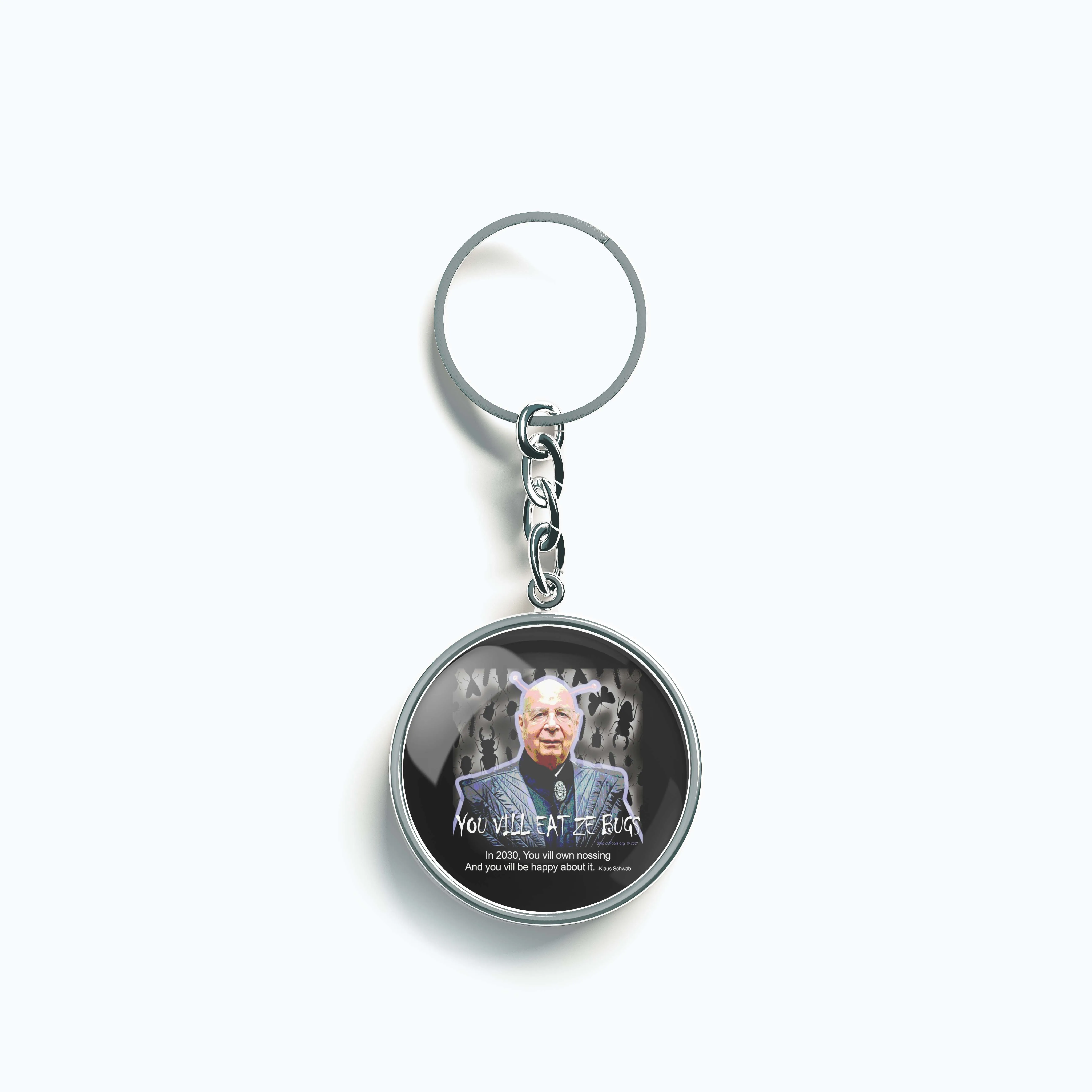 You Vill Eat Ze Bugs Keychain Charm Boy Lady Girls Glass Chain Men Gifts Fashion Pendant Lovers Crescent Women Jewelry Dome |