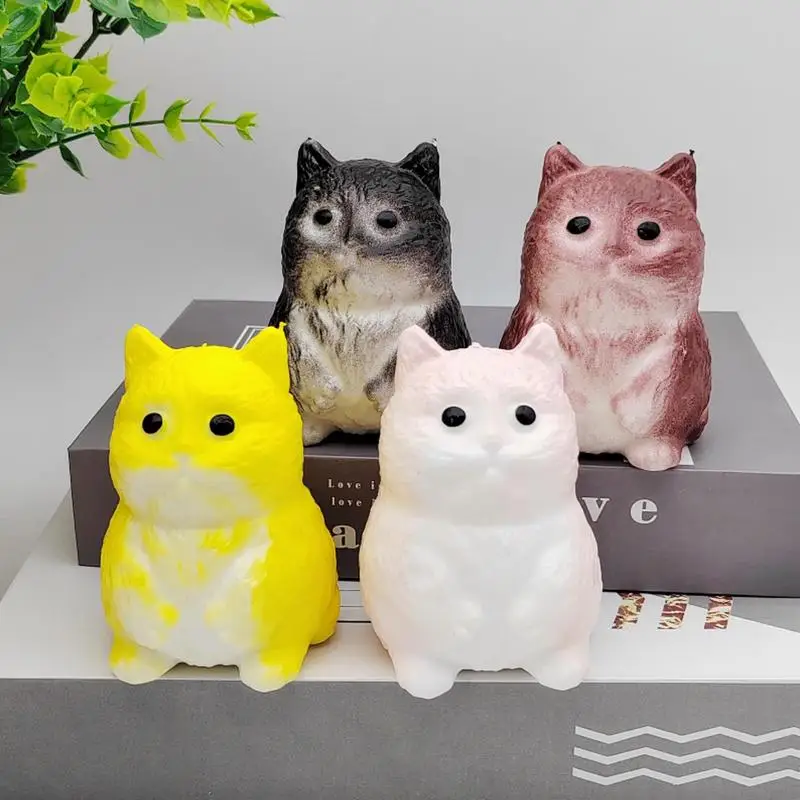 Игрушки для снятия стресса с кошками забавные эластичные игрушки животными