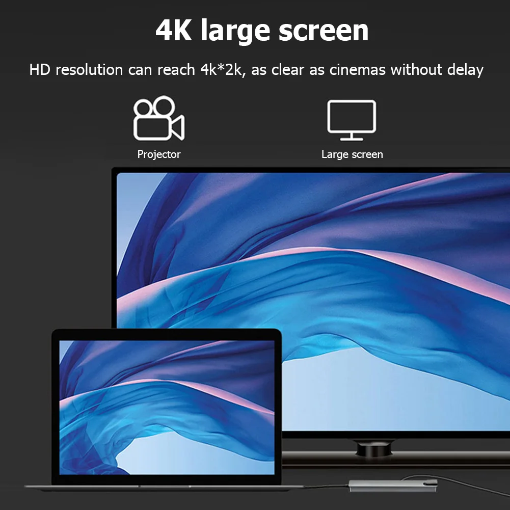 

Док-станция 8-в-1 с поддержкой Hdmi и портом Ethernet 100 м