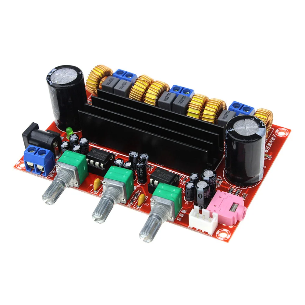 

TPA3116D2 2,1 цифровая плата усилителя звука XH-M139 2x50W + 100W усилитель