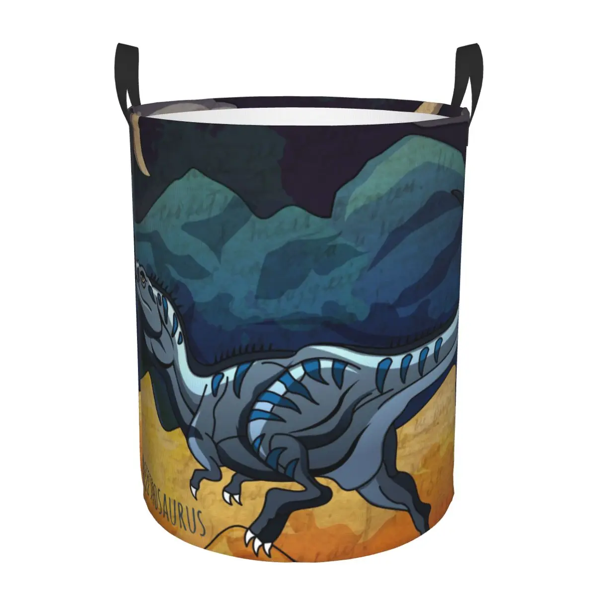 

Waterproof Storage Bag Blue Jurassic Cartoon Dinosaur Household Dirty Laundry Basket Folding Storage Bucket Clothes Organizer