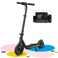 Electric Scooter for Kids Ages 8-12,5 Colors Light& LED Display, Foldable and Lightweight Scooter Kids