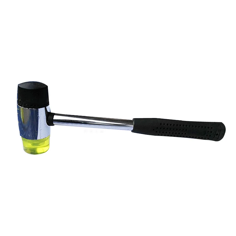 

25mm 30mm 40mm Rubber Hammer Double Faced Work Glazing Window Nylon Hammer with Round Head and Non-slip Handle DIY Hand Tool