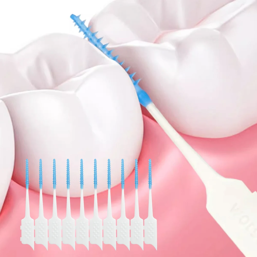 2 коробки межзубные щетки силиконовая между зубами Ортодонтическая зубочистка