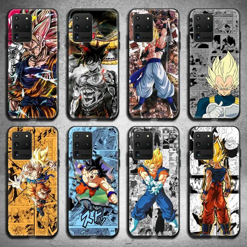 

Dragon Ball Z Son Goku Vegeta Phone Case For Samsung Galaxy S21 Plus Ultra S20 FE M11 S8 S9 plus S10 5G lite 2020