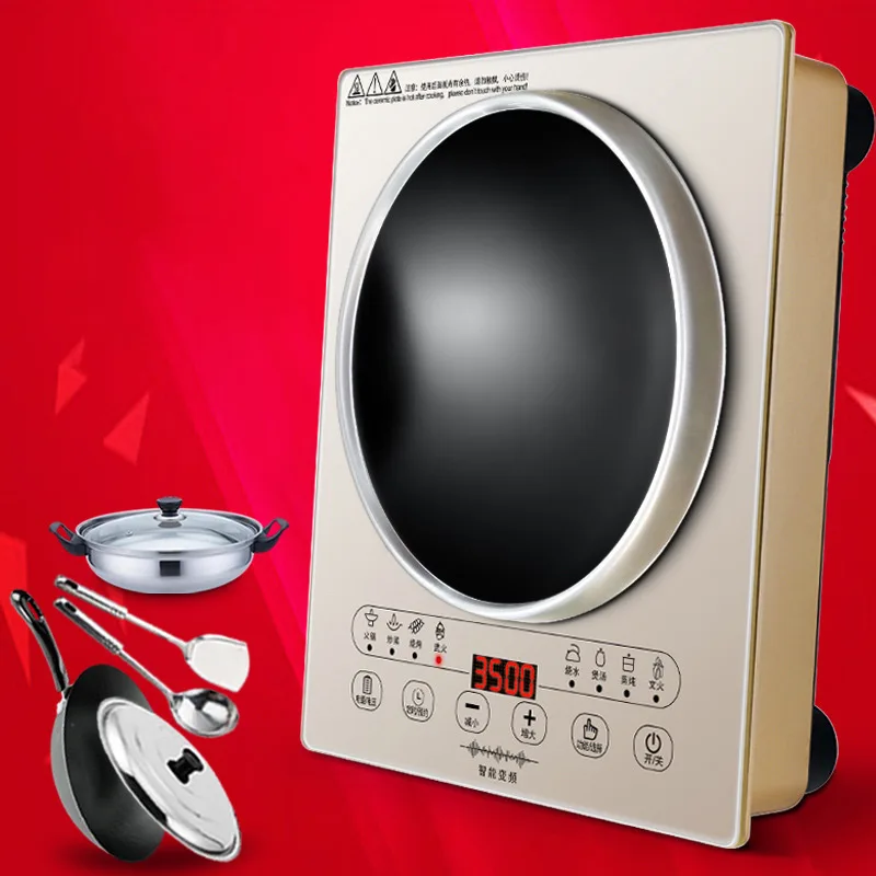 Настольная встроенная индукционная плита 3500 Вт Коммерческая Мощная Высокая