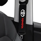 Чехол для автомобильного хлопкового ремня безопасности, чехол для Toyota c-hr Prado rav4 Yaris hilux prius avensis auris Corolla Camry verso, аксессуары, 2 шт.