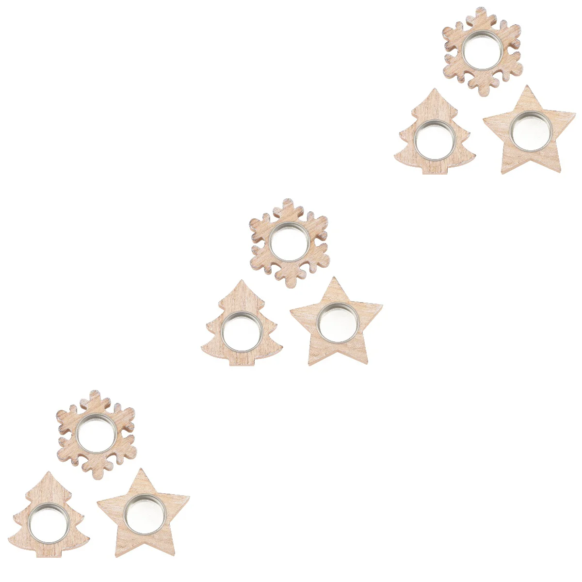 

Christmas Holder Christmas Tree Pentagram Snowflake Holder