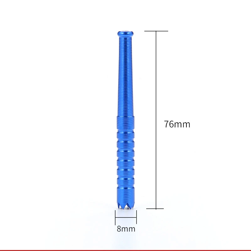 

Personality Multicolor cigarette holder Straight Zinc Alloy Hookah mouthpieces Portable Tar Filtration Smoke filter Microfilter