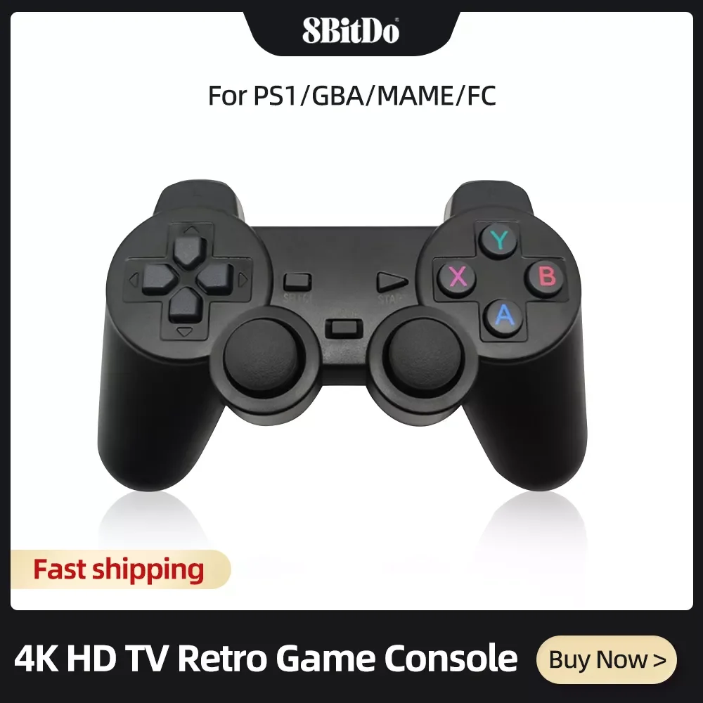 

2022 Family Retro Game Console 32G Video Game Stick 4K Built-in 10000 Games Wireless Gamepad Gaming Controller For PS1/Kids