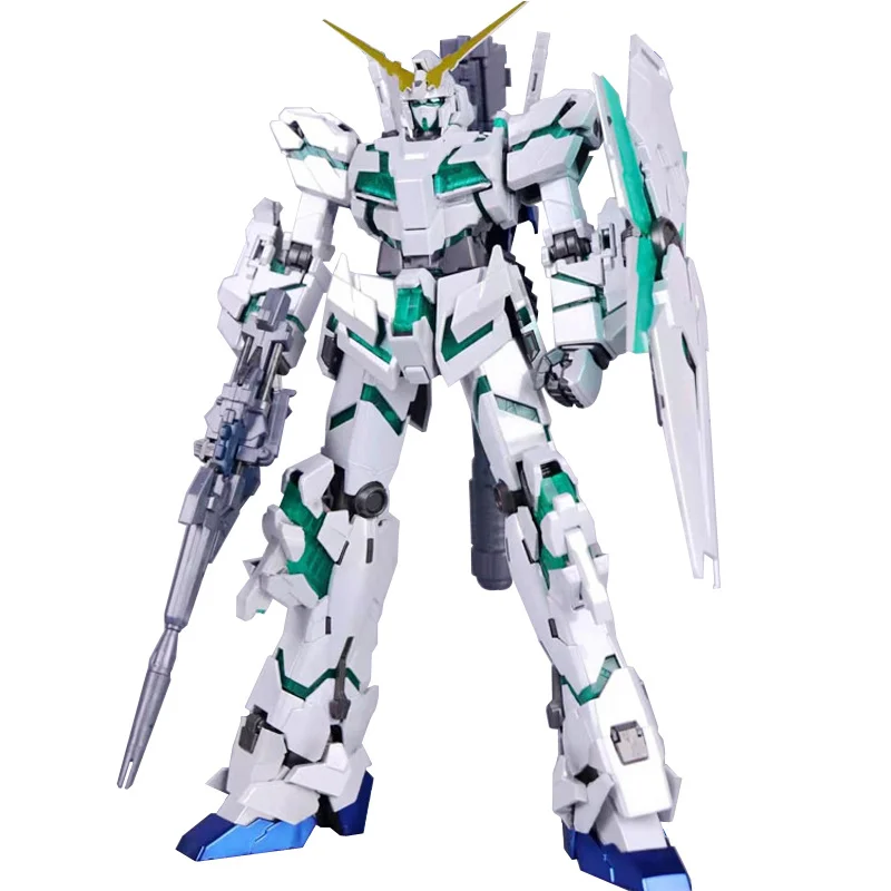 

6637s MG 1/100 RX-0 UNICORN GUNDAM Electroplating Metal Color Assembly Model Action Toy Figures