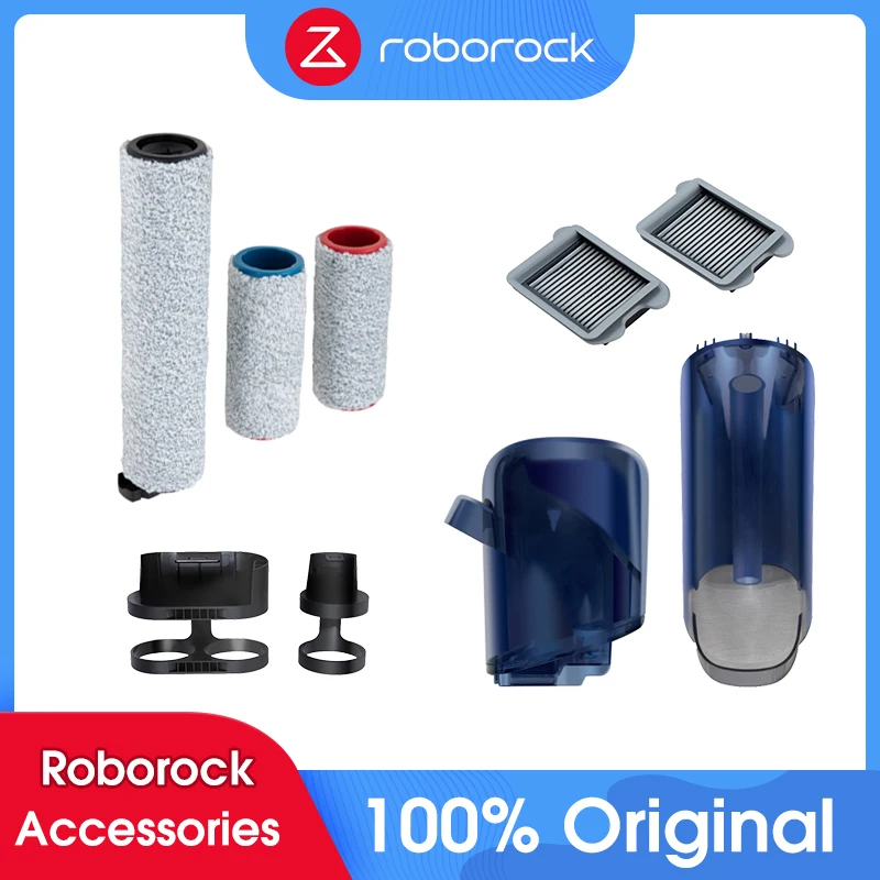 

Оригинальные аксессуары для умного пылесоса Roborock Dyad для влажной и сухой уборки, съемная роликовая щетка, HEPA фильтр, чистый/грязный резервуа...