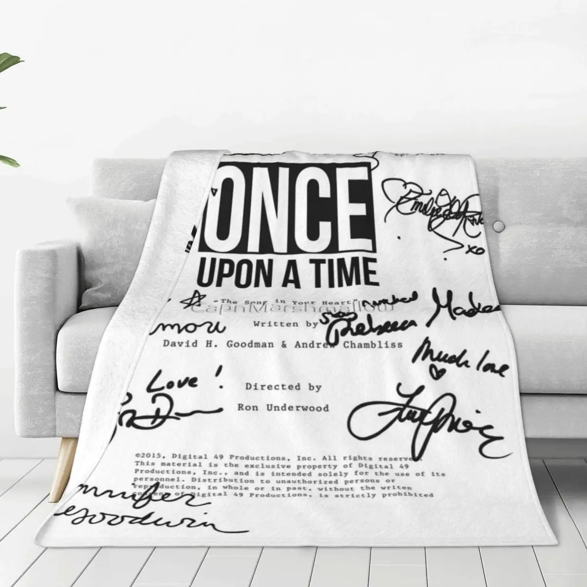 Ouat сценарий 620 одеяло покрывало на кровать кавайное аниме Ins Wind