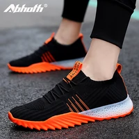 abhoth unisex running shoes fabric mesh male sneakers jelly sole womens sneakers deodorant outdoor light weight sports shoes