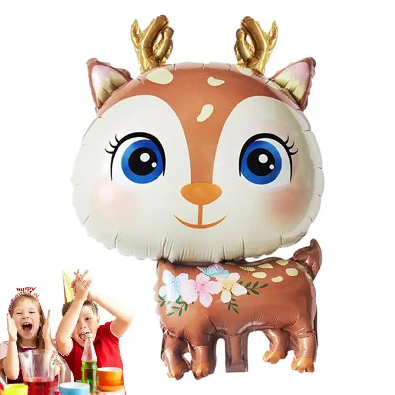 

Deer Antler Foil Balloon Reindeer Walking Animal Balloon Kids Party Supplies Baby Showers Or Birthday Decor Reindeer Balloons