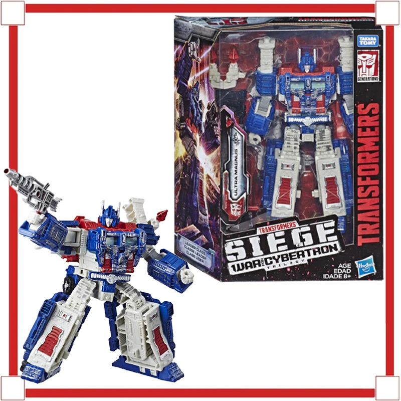 

TAKARA TOMY Transformers War for Cybertron Siege Leader Ultra Magnus Cartoon Character Deformation Toy