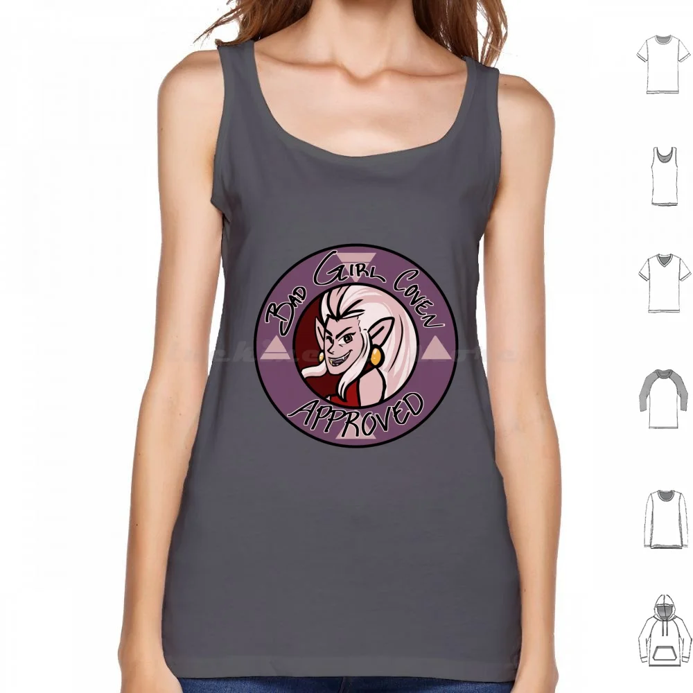 

Bad Girl Coven Approved Badge Tank Tops Vest Sleeveless Coven The Owl House Toh Owl Lady Eda Edalith Eda Clawthorne Edalith