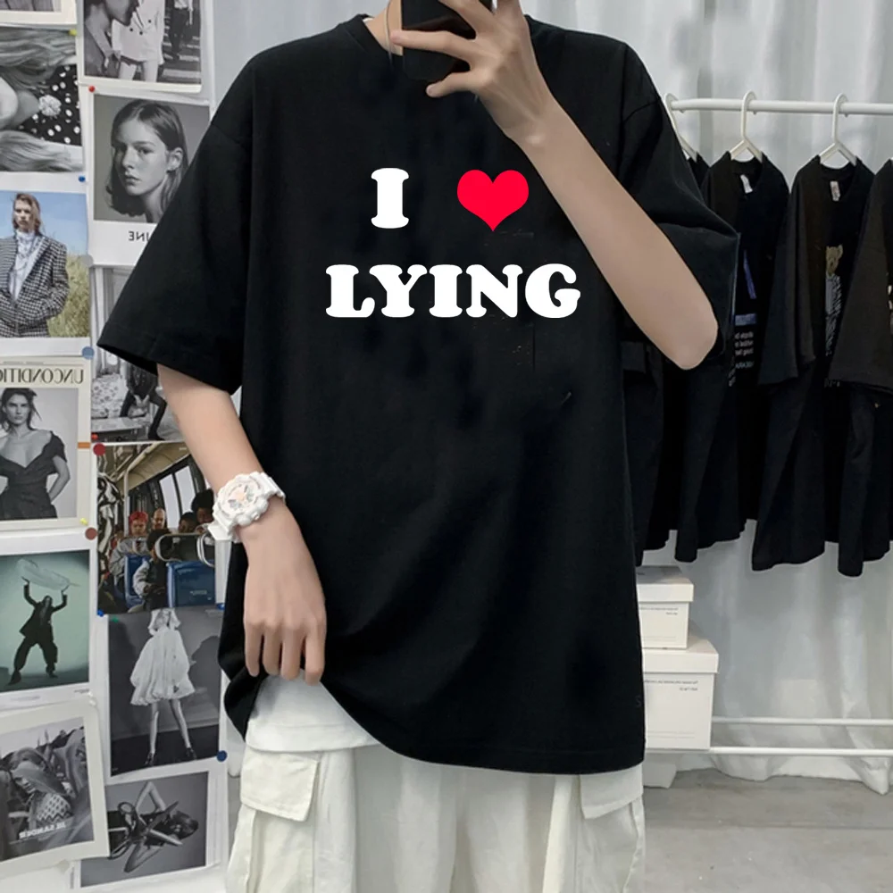 

Я люблю лежащие футболки, женские смешные футболки, забавная Одежда для девочек