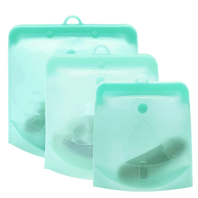 

PULISI Силиконовый Многоразовый Пищевой Пакет 1500 мл