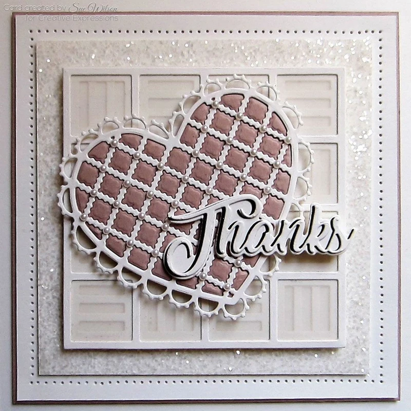 Рамка в форме сердца металлические штампы для DIY скрапбукинга альбома бумажных