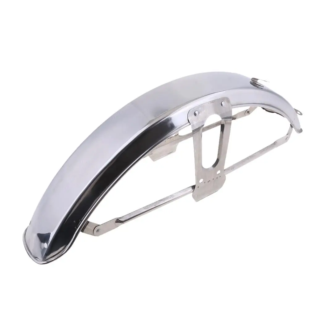 

Chrome Plating Metal Front Mud Sand Motorcycle Splash Guard for JH70