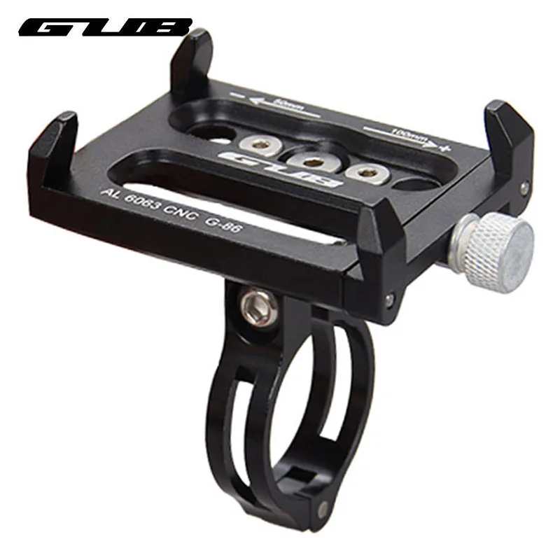 

GUB Aluminum Alloy Bicycle Phone Holder Bicycle Phone Stand Cycling Phone Bracket Motorcycle Handlebar Stand Bike Accessories