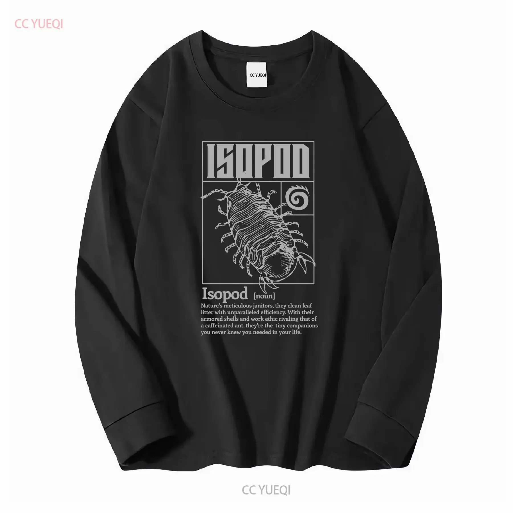 Фото Футболка Isopod с насекомыми, таблетками, жуками, любителем жуков, забавная странная сумасшедшая энтомология, учитель естественной науки для папы, винтажная одежда с длинными или короткими рукавами №3