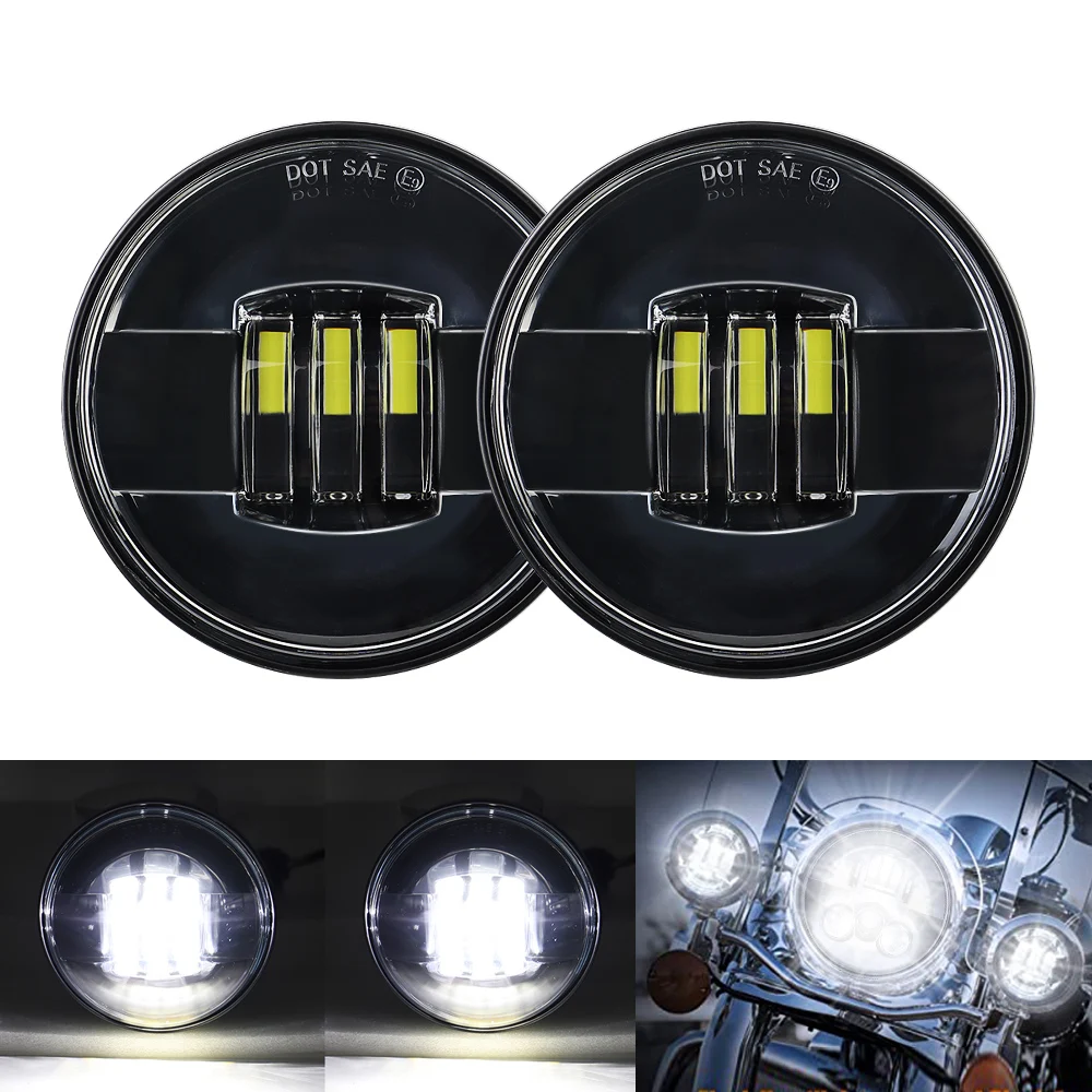 

Newest 4.5 inch Led Foglight For Motorcycle LED Auxiliary Fog Light Driving Lamp Foglight For Harley, Harley davidson