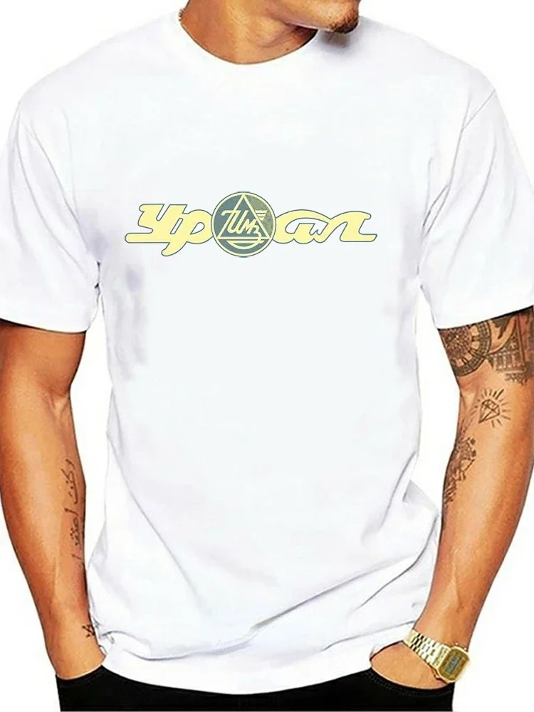 Футболка мужская с графическим принтом Урал хлопковая тенниска изображением