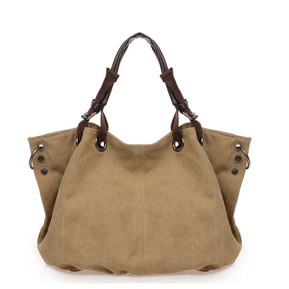 

New Fashion Women's Bag luxury designer Simple Casual Canvas Bag Large Capacity Handbag Single Shoulder Crossbody Bag Hot Sale