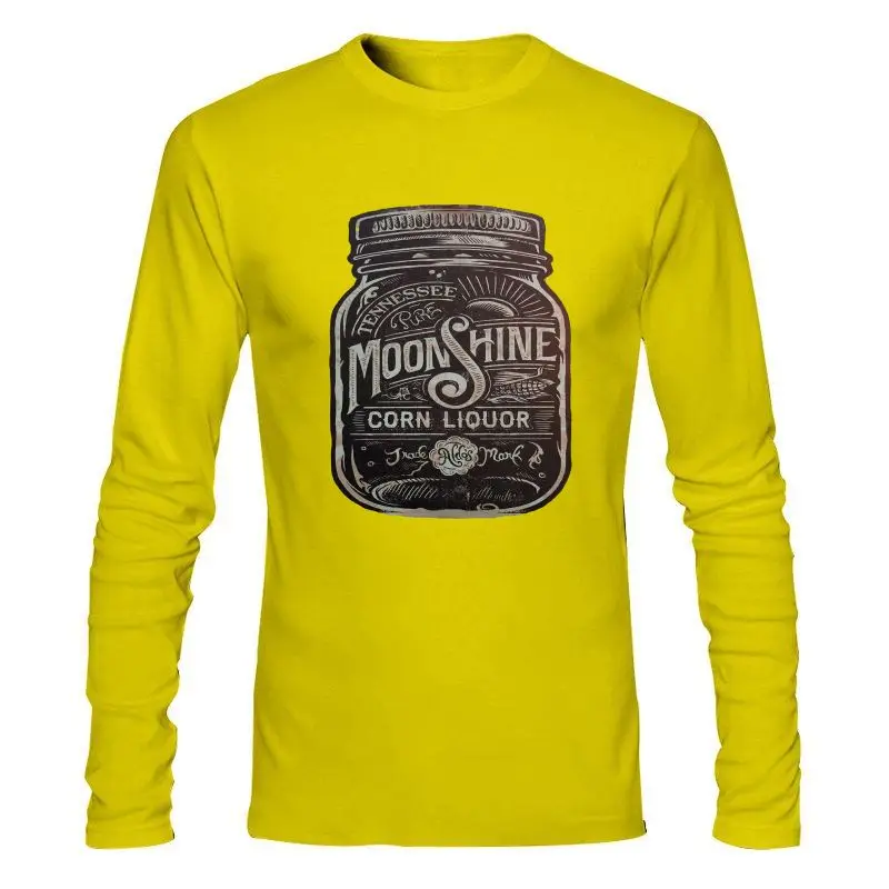 

Man Clothing New Cap Hat Summer Style High Quality Tops For Man T-Shirt Barattolo Moonshine Corn Liquor 2014 - Tattoo Slub