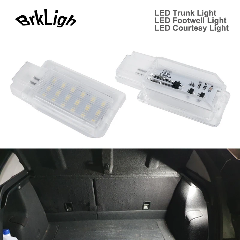 

2x LED Trunk Lights Luggage Compartment Lamps For Chevrolet Camaro Cruze Cadillac ATS Buick Enclave GMC Acadia Opel Astra Mokka
