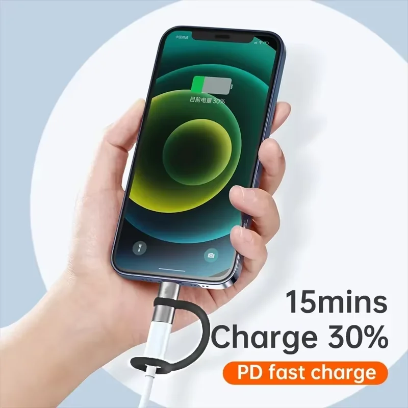 Фото PD30W USB-адаптер типа C к ios для iOS, конвертер «папа» на «мама» типа C для iPhone 14 13 12 11 Macbook, быстрый разъем №3
