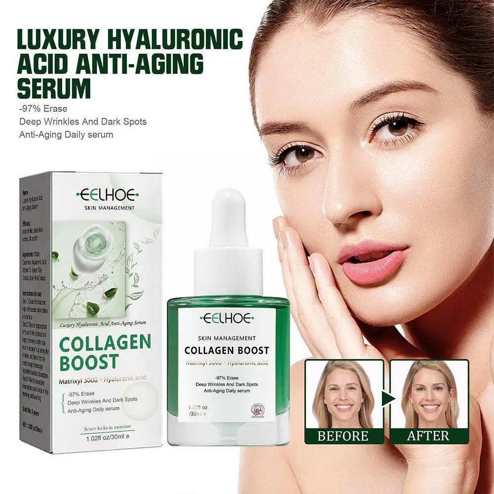 

Pure Hyaluronic Acid Essence Reduces Wrinkles Facial Lifting Repairs Moisturizing Scars Moisturizing Whitening Firming Skin G3O6