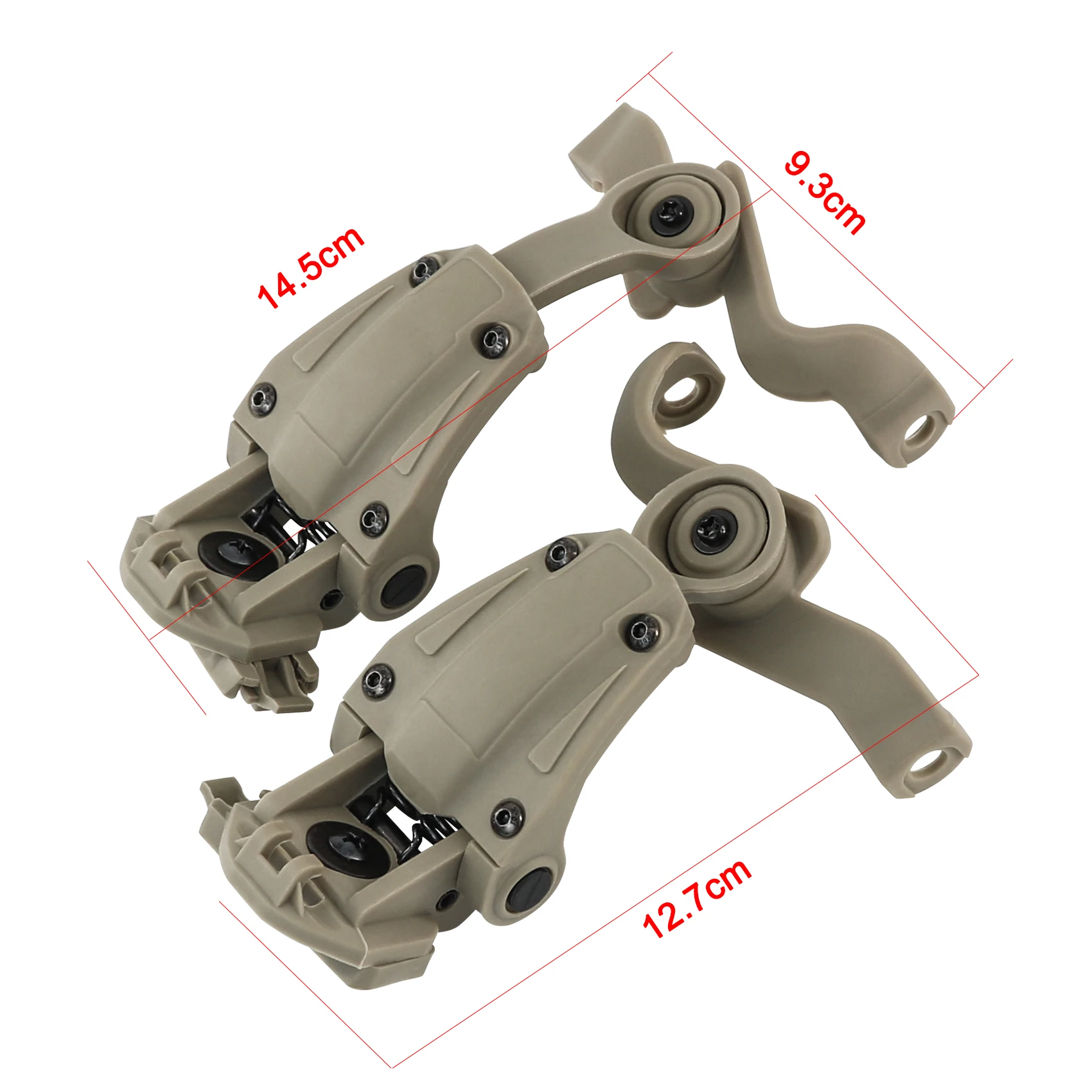 Hearing Protection Electronic Headset Adapter for EARMOR Military Headset M31-Mark3/M32-Mark3/M31X Tactical Headset for ARC Rail