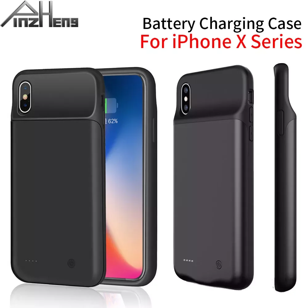 

New in Battery Charger Case For iPhone X XR Xs MAX Battery Case Power Bank Charging Case Charger Ultra Slim External Back Pack p