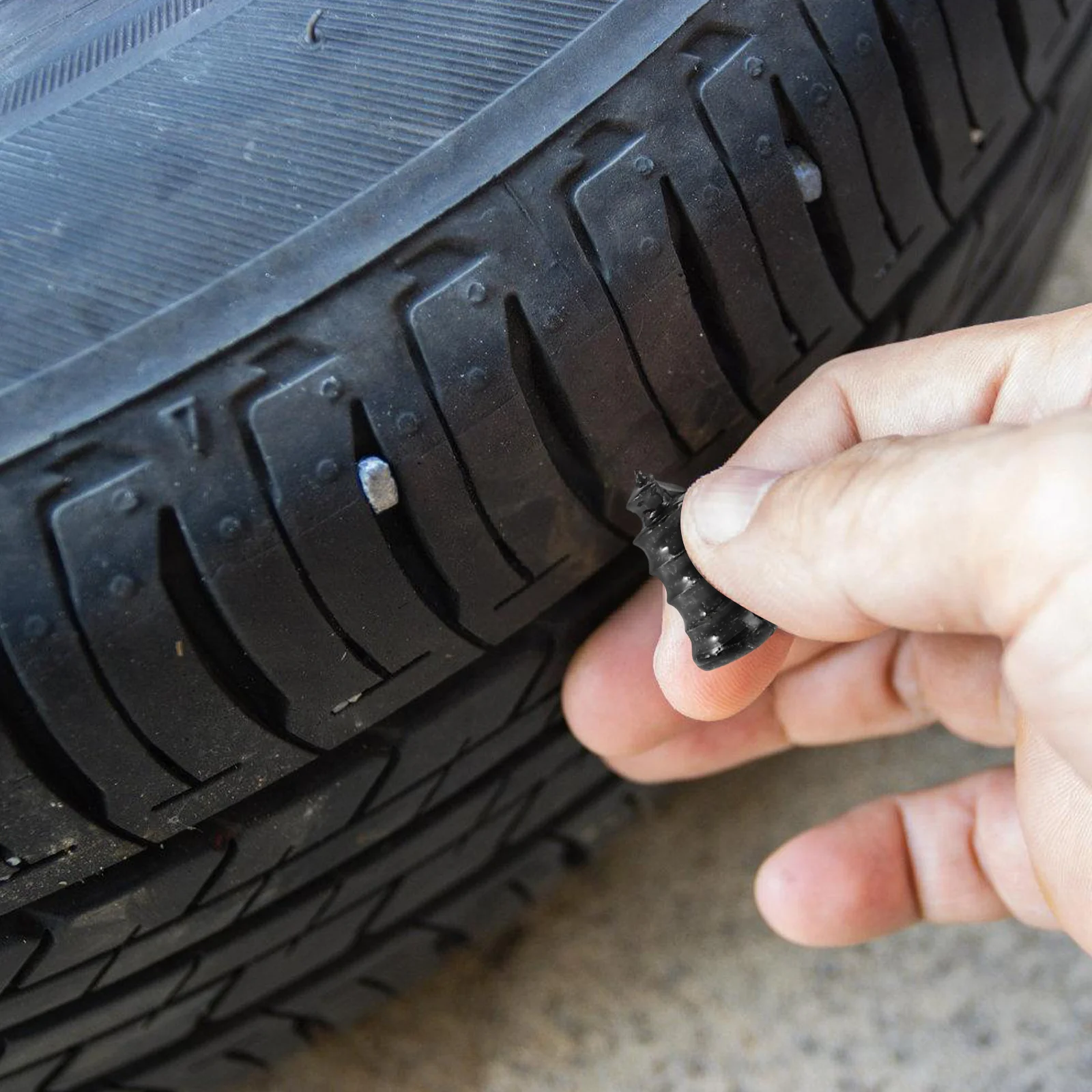 Ремонт проколов колес автомобиля электромобиль клей для шин гвоздь гриб