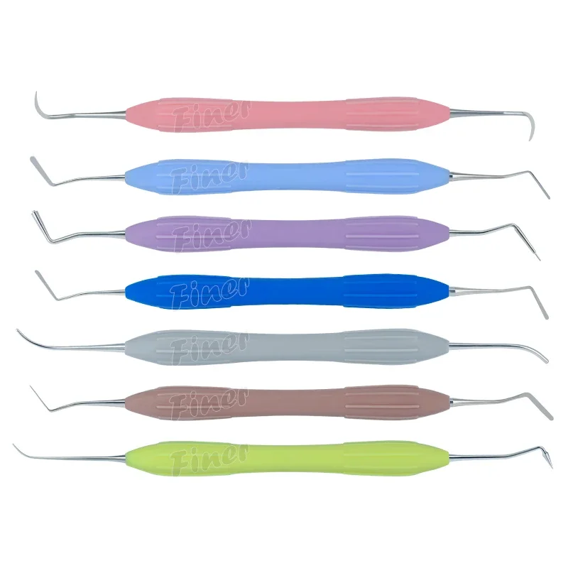 1 шт. стоматологические шпатели из смолы наполнитель композитной двухсторонний