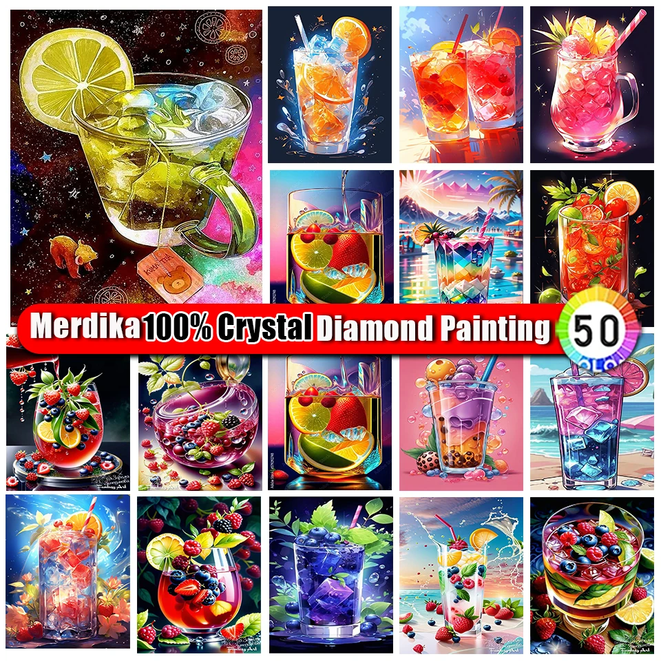 Сумка на молнии 100% кристалл алмазная живопись пейзаж искусство фрукты Набор для