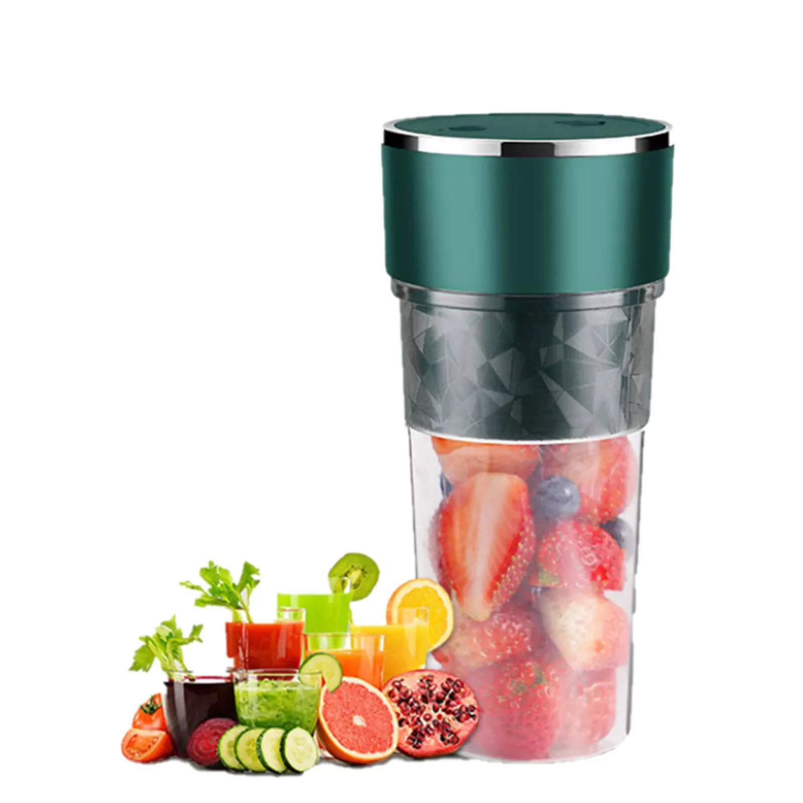 

400ml Blender Portable Juicer Usb Rechargeable Fruit Mixer Cup Smoothie Maker Bpa Free Food Processor